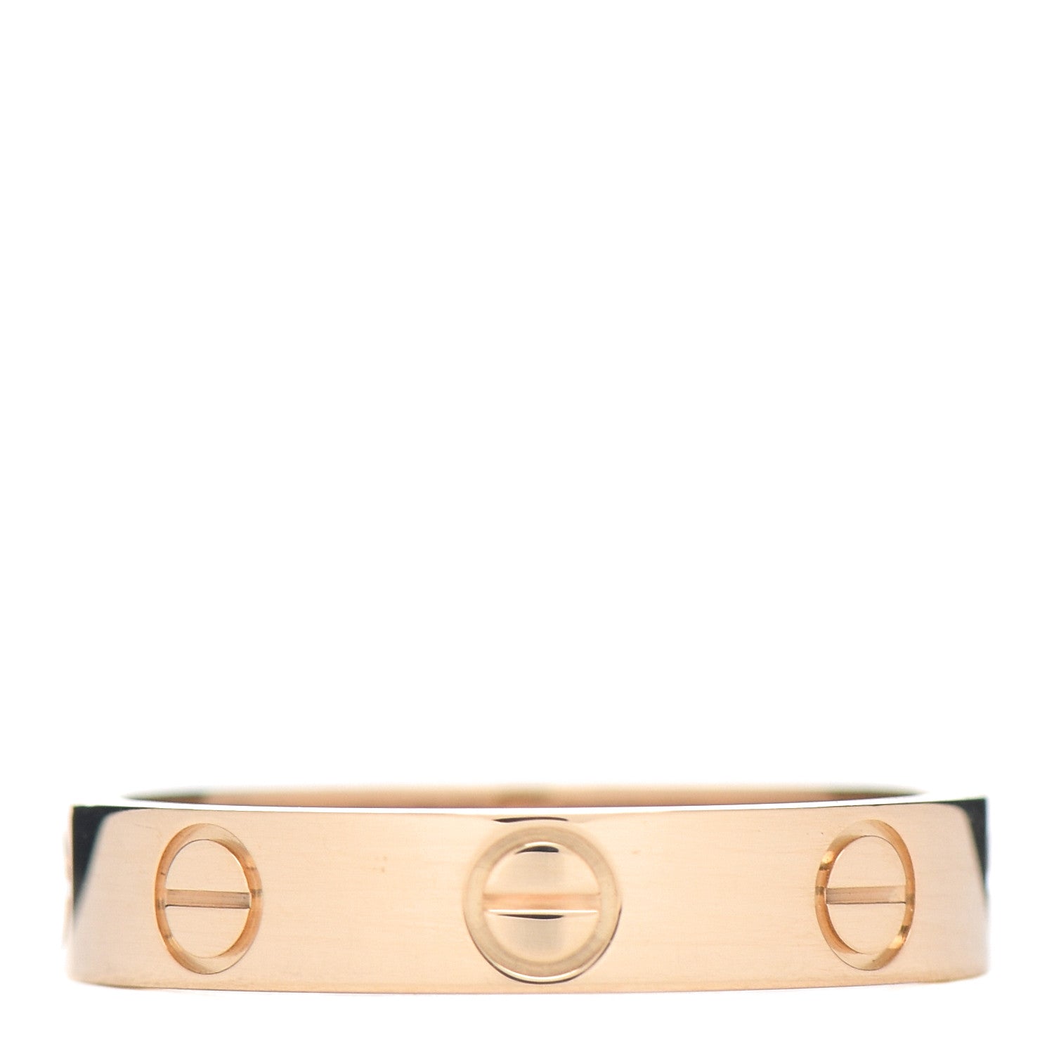 Cartier 18K Pink Gold 3.5mm LOVE Wedding Band Ring 50 5.25 1 of 5