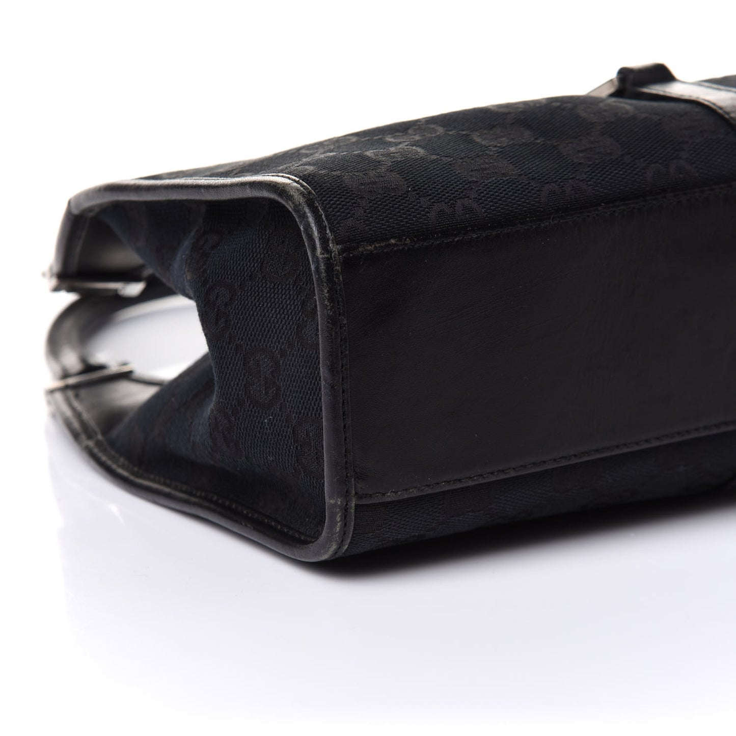 Monogram Bardot Shoulder Bag Black