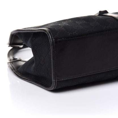Gucci Monogram Bardot Shoulder Bag Black 8 of 10