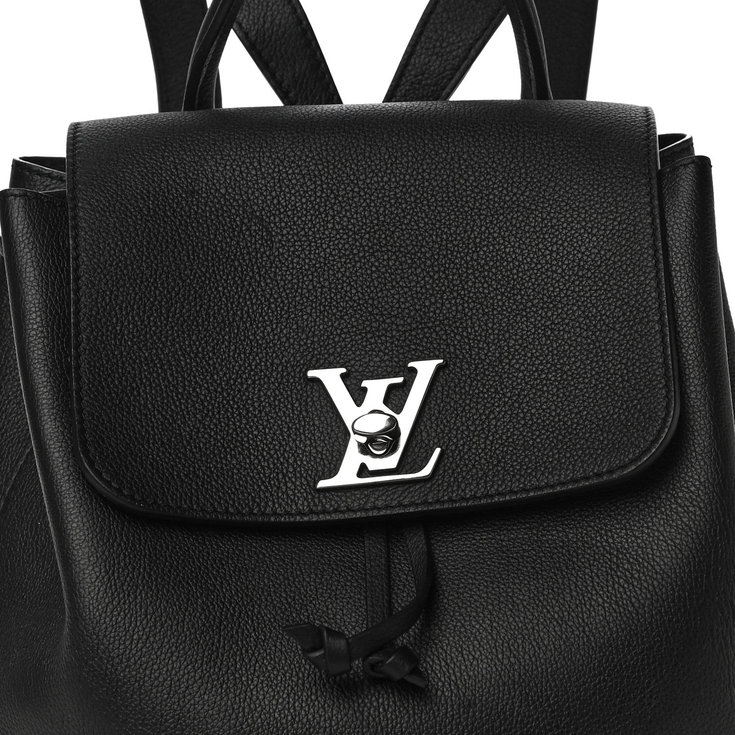 Louis Vuitton Calfskin Lockme Backpack Black 7 of 10