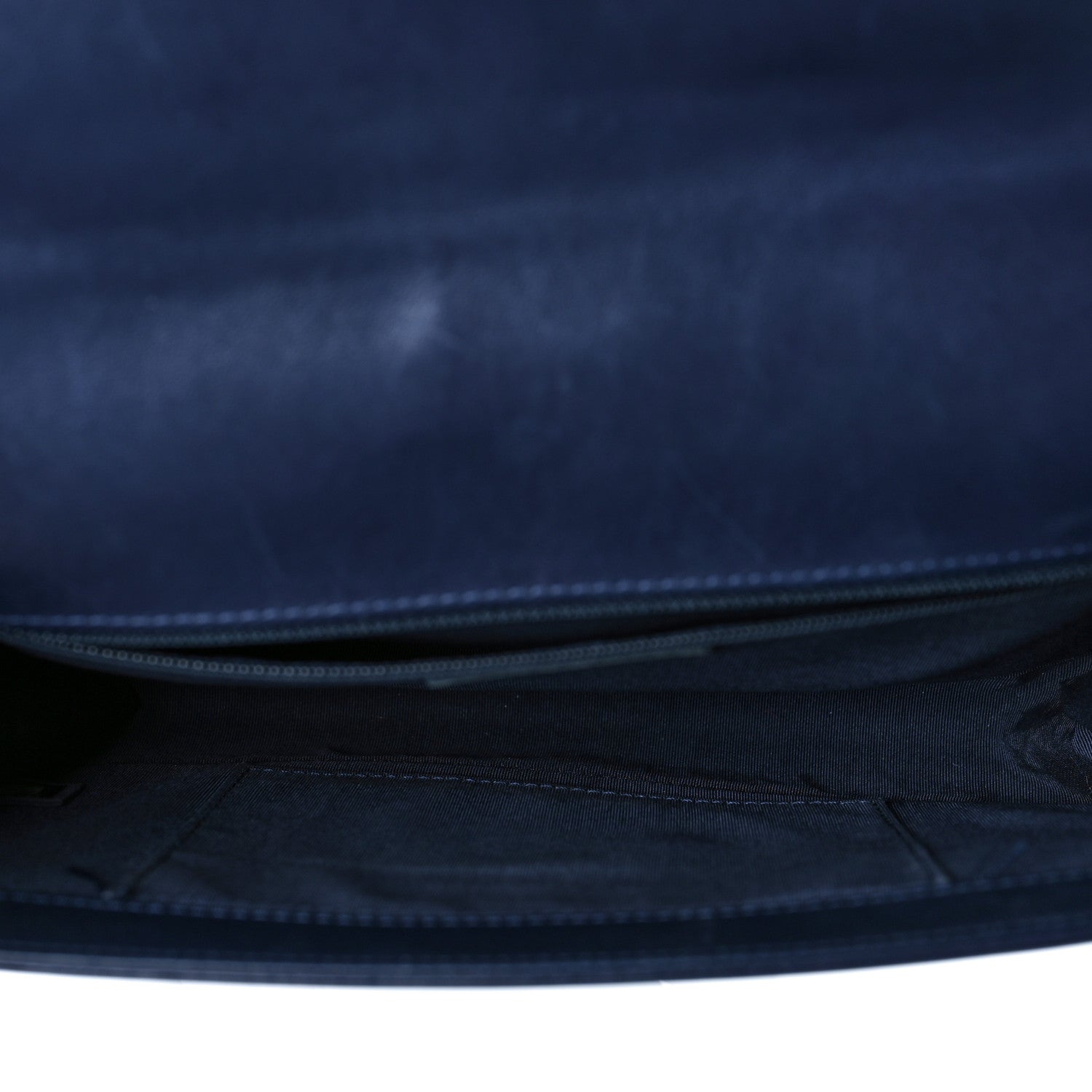 Chanel Lambskin Quilted New Medium Boy Flap Dark Navy Blue 5 of 16