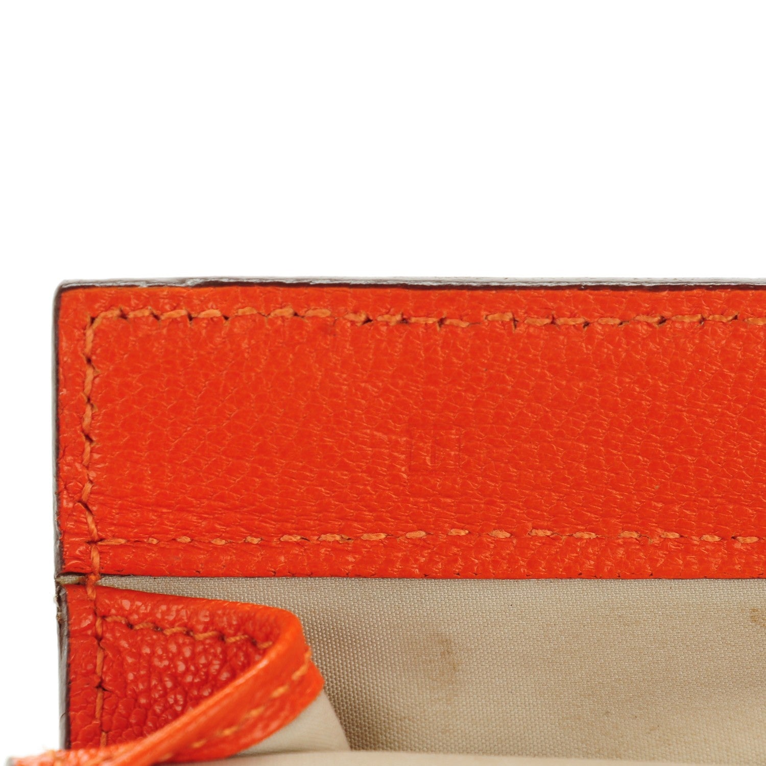 Hermes Chevre Mysore Karo GM Orange 7 of 9