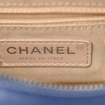 Chanel Rattan Calfskin Small Gabrielle Hobo Beige Navy 6 of 10