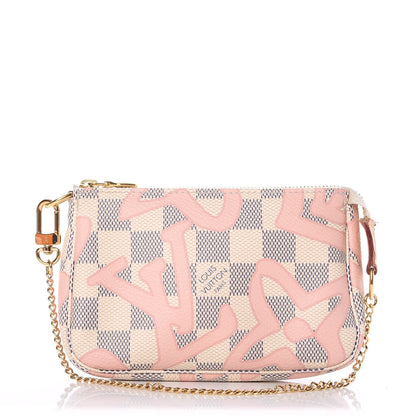 Louis Vuitton Damier Azur Tahitienne Mini Pochette Accessories 1 of 8