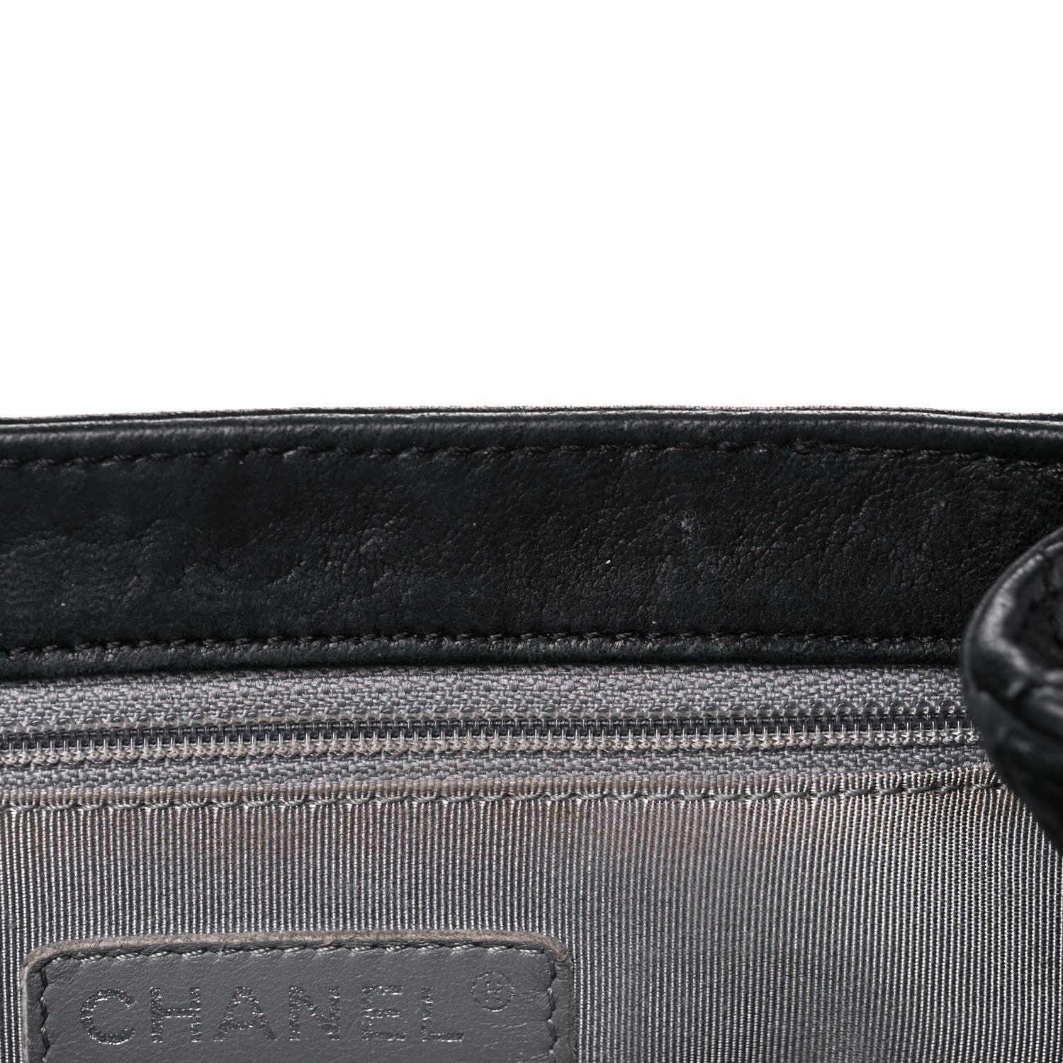 Chanel Washed Lambskin Quilted Medium Chain Around Messenger Black 11 of 14
