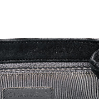 Chanel Washed Lambskin Quilted Medium Chain Around Messenger Black 11 of 14