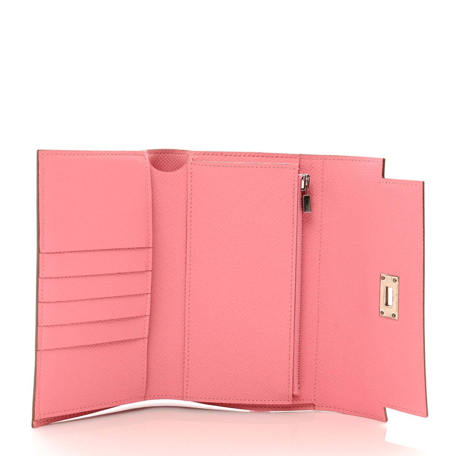Hermes Epsom Medium Kelly Wallet Rose Confetti 5 of 8