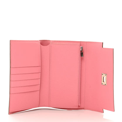 Hermes Epsom Medium Kelly Wallet Rose Confetti 5 of 8