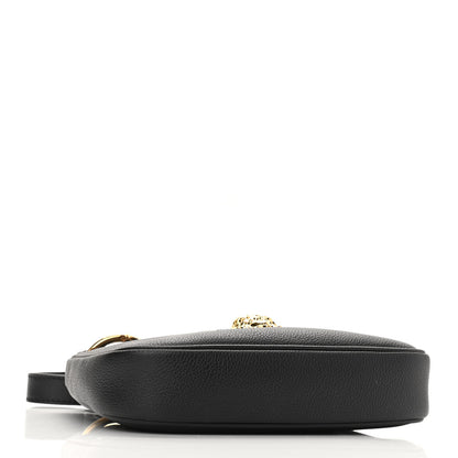 Versace Calfskin La Medusa Small Hobo Crossbody Black 3 of 8