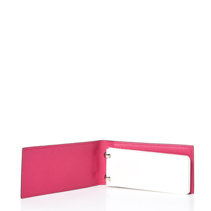Hermes Chevre Mysore Bi Color Notepad Violet Rose Shocking 5 of 6