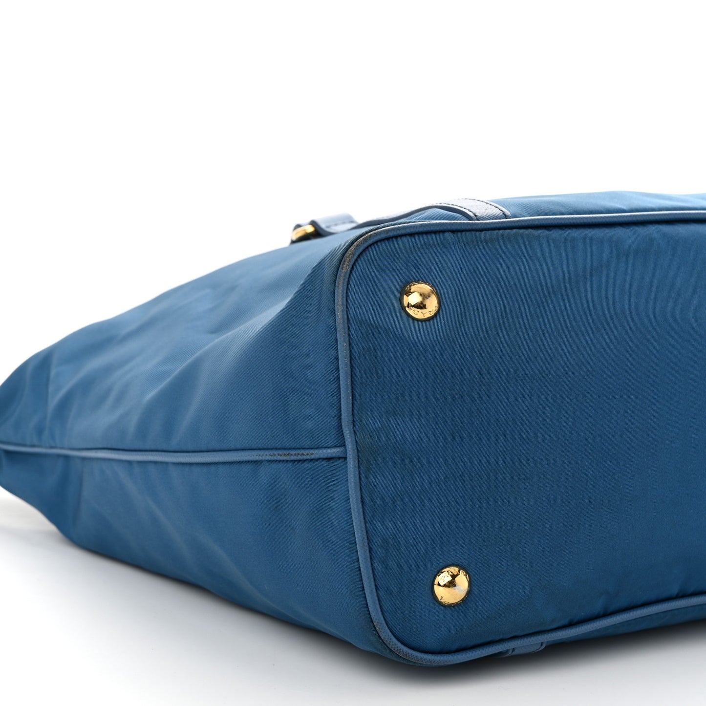 Tessuto Nylon Saffiano Tote Cobalto