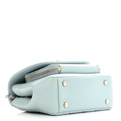 Chanel Caviar Quilted Small Business Affinity Flap Light Blue 4 of 10