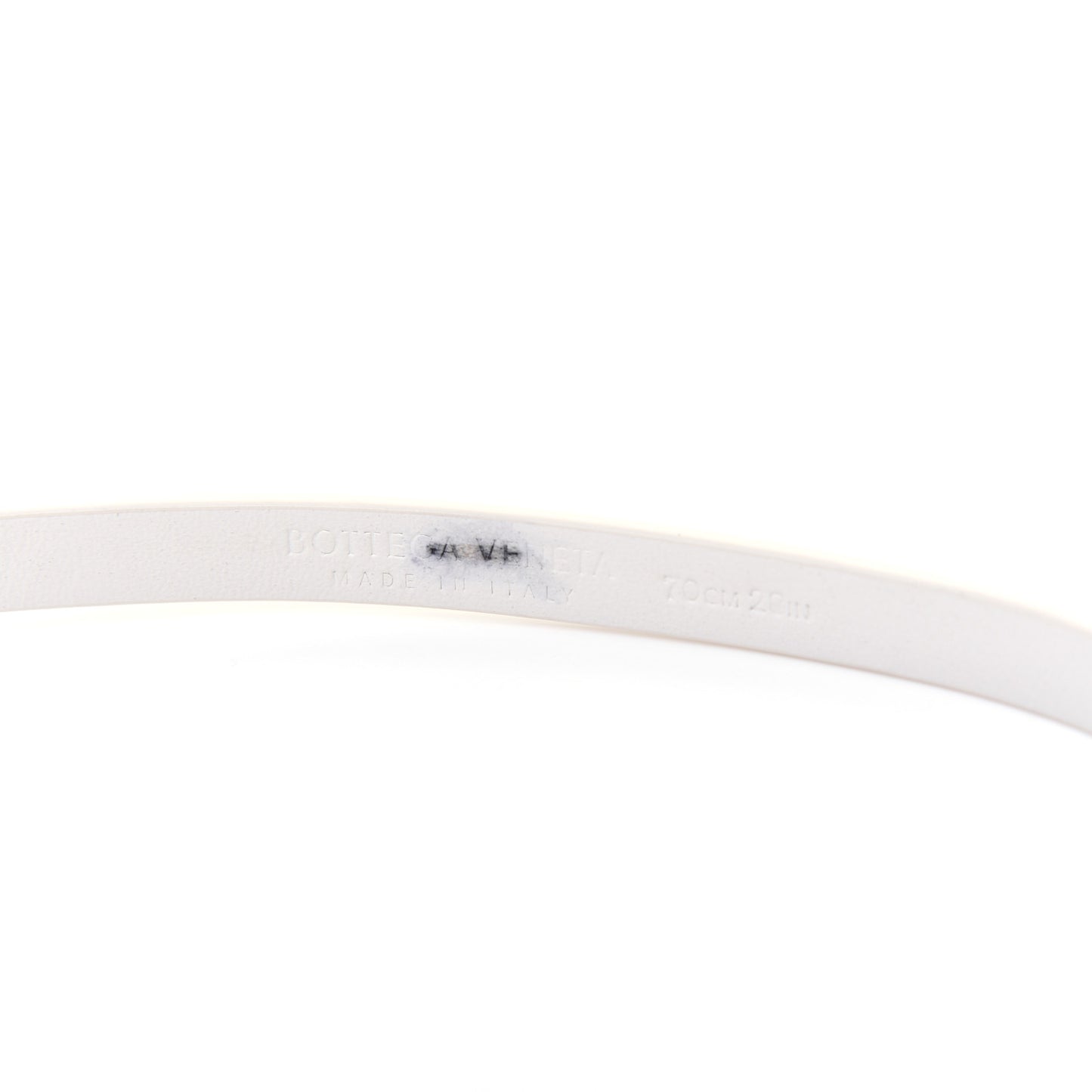 Nappa Belt 70 28 White