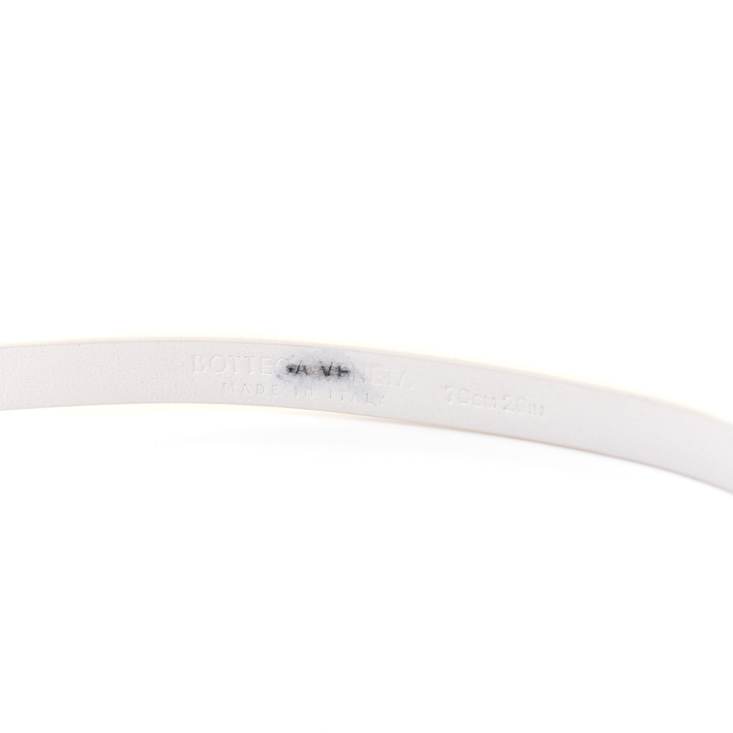 Bottega Veneta Nappa Belt 70 28 White 3 of 9