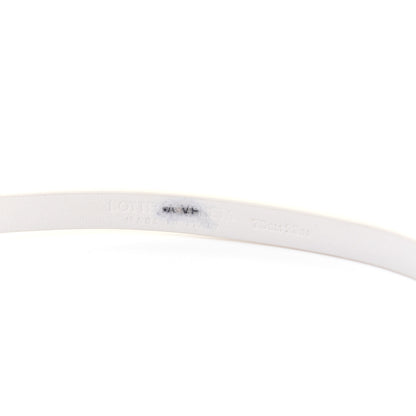 Bottega Veneta Nappa Belt 70 28 White 3 of 9