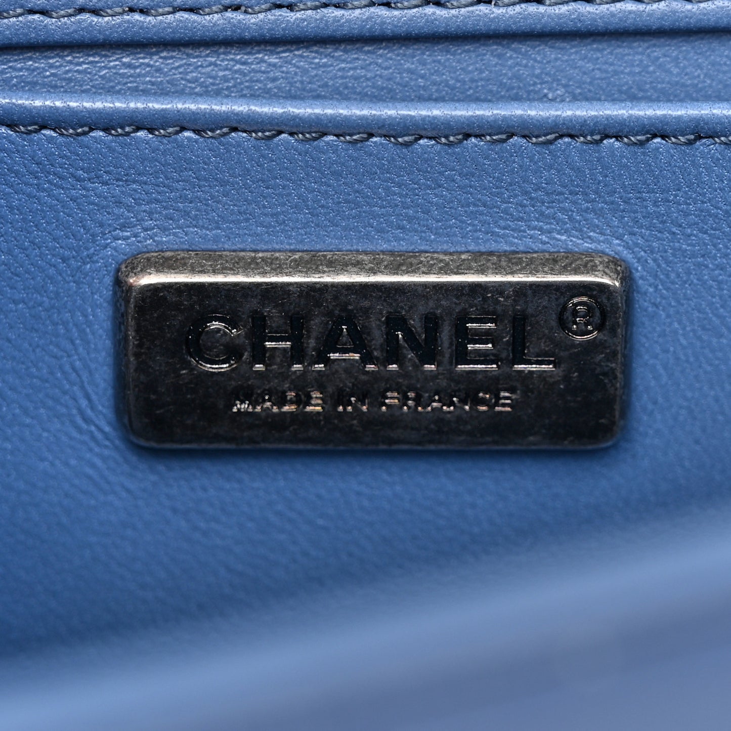 Galuchat Stingray Small Boy Flap Blue