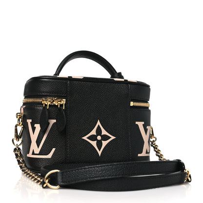 Louis Vuitton Empreinte Monogram Giant Vanity PM Black Beige 3 of 9
