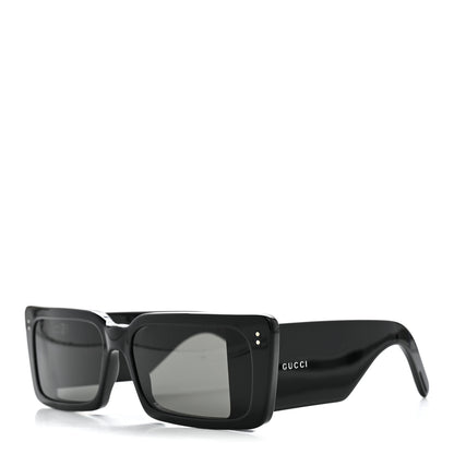 Gucci Acetate Rectangular Flap GG0543S Sunglasses Black 1 of 8
