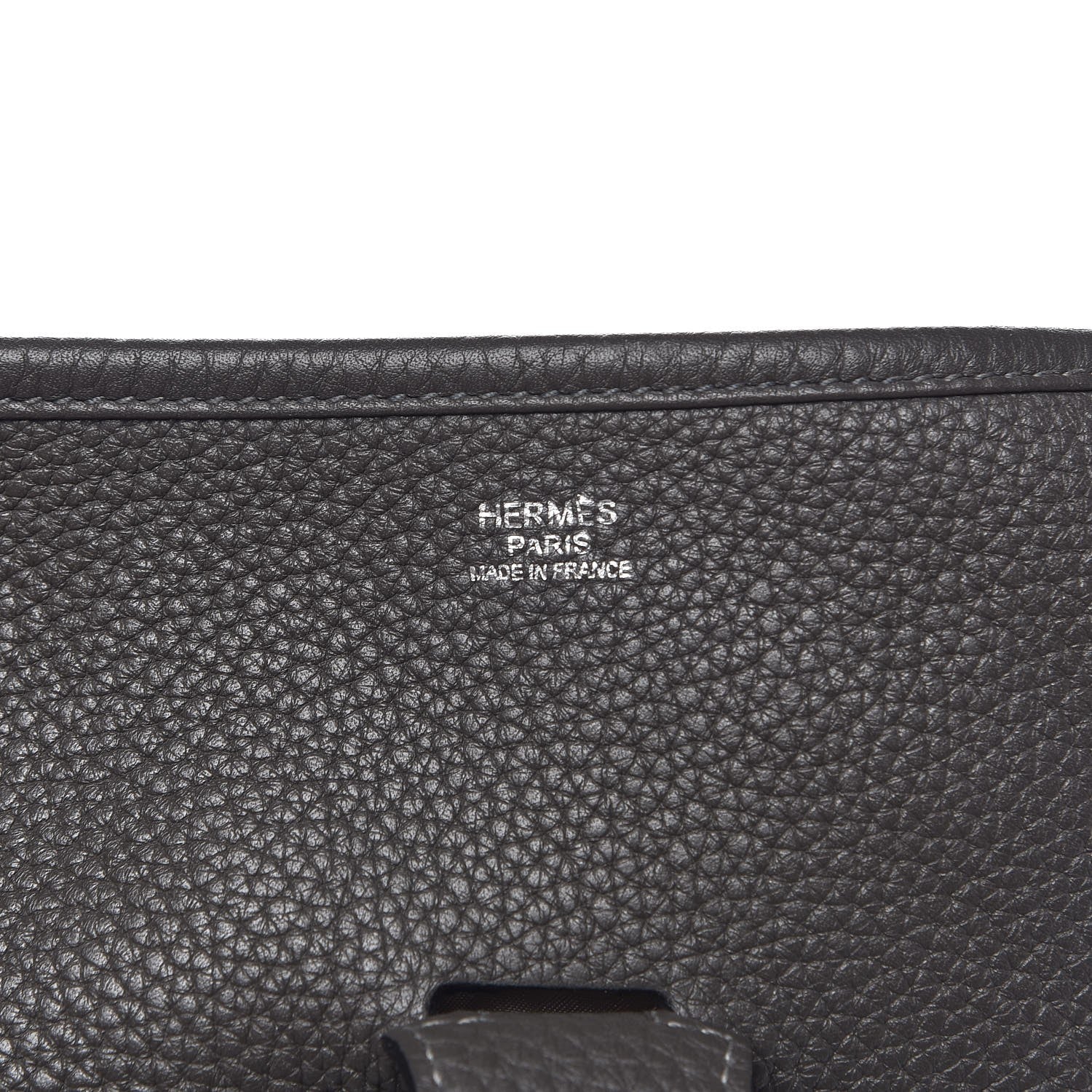 Hermes Taurillon Clemence Evelyne III TGM Graphite 7 of 8