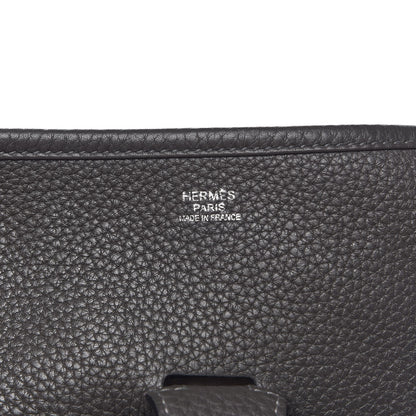 Hermes Taurillon Clemence Evelyne III TGM Graphite 7 of 8