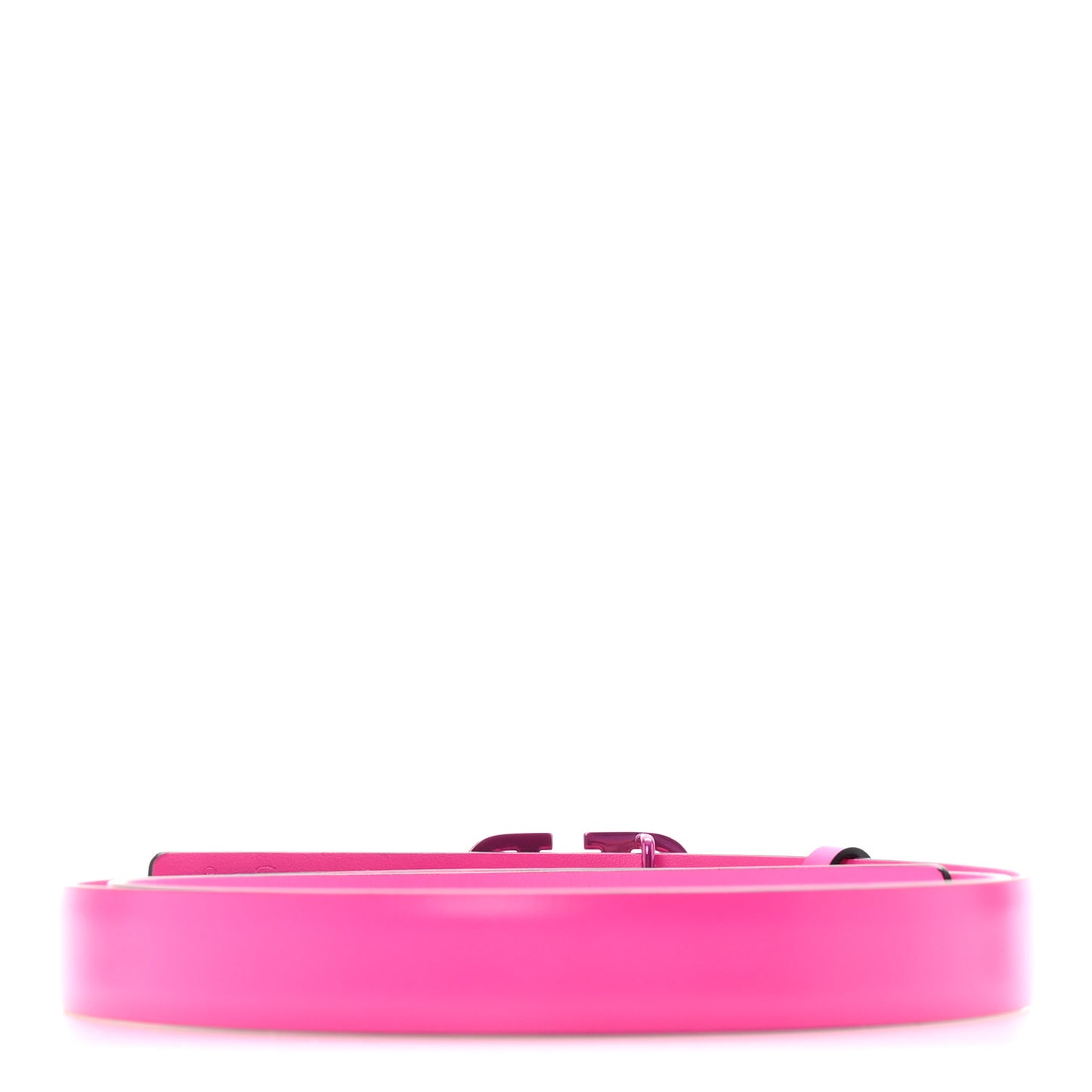 Calfskin VLogo 20mm Belt 85 34 Pink PP