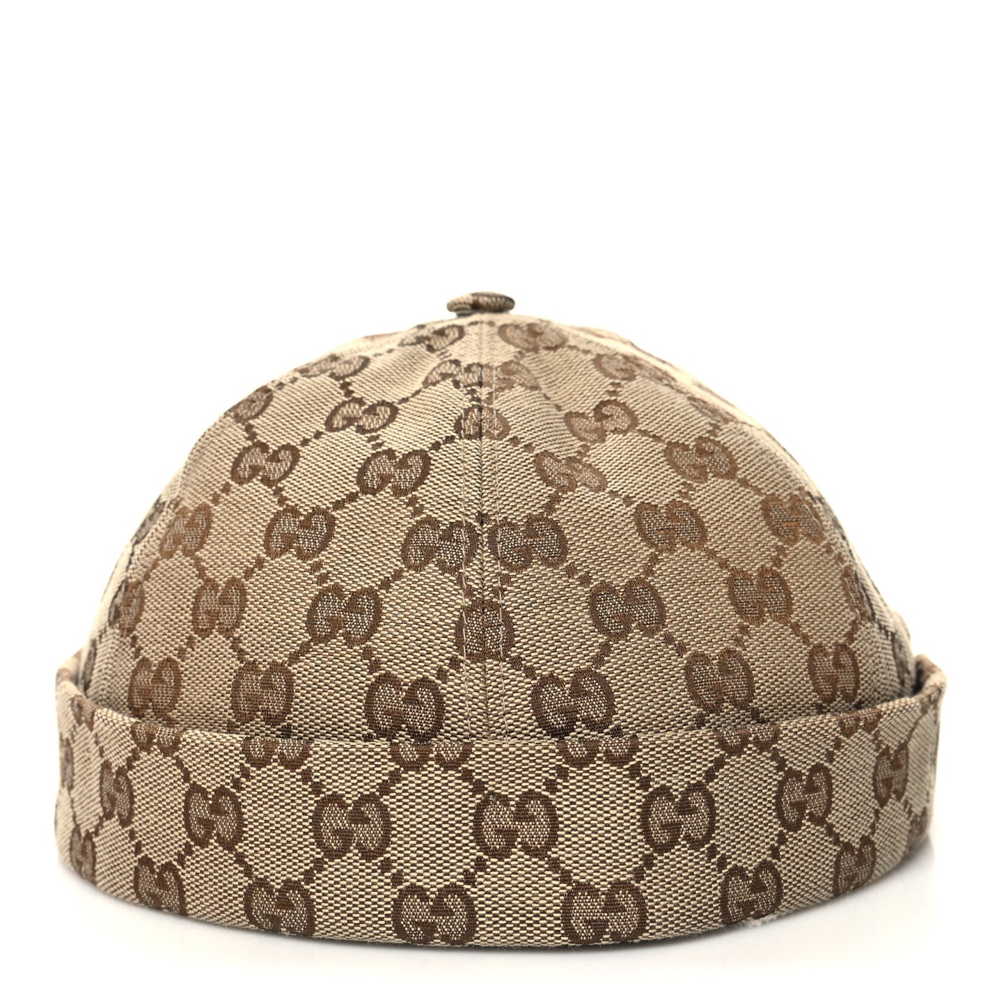 Monogram GG Hector Beanie 58 Beige Ebony