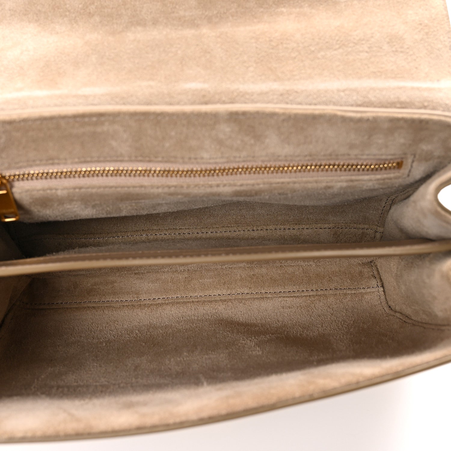 Celine Smooth Calfskin Teen Soft 16 Shoulder Bag Safari 5 of 12