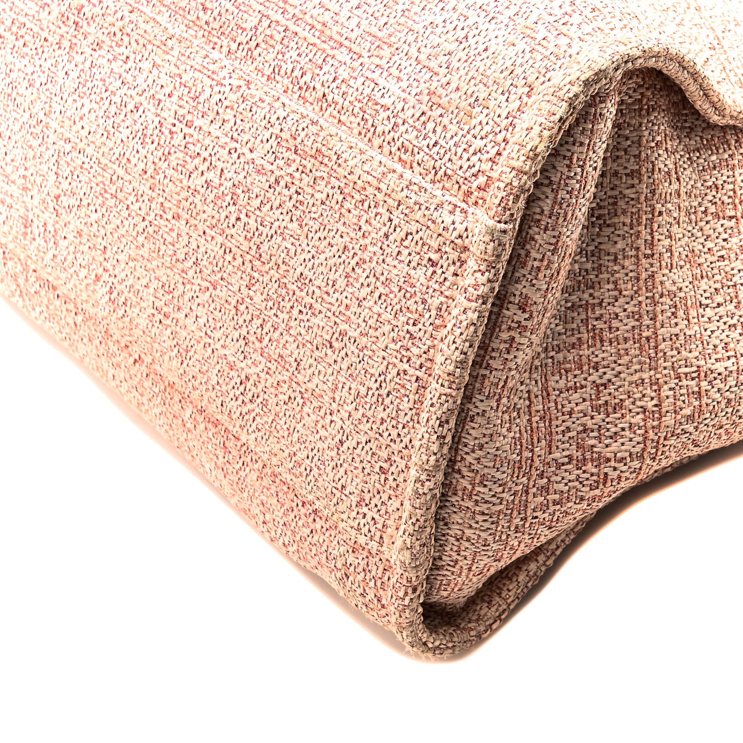 Lurex Boucle Deauville Medium Tote Pink