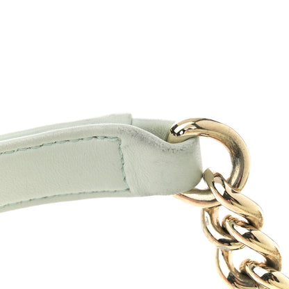 Chanel Lambskin Quilted Medium Boy Flap Light Green 13 of 16