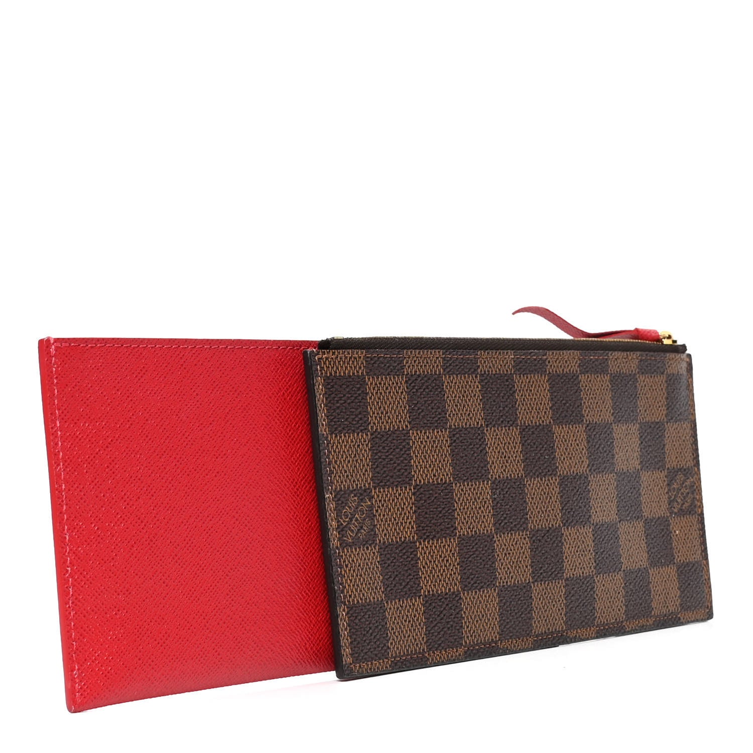 Louis Vuitton Damier Ebene Pochette Felicie Chain Wallet 4 of 7
