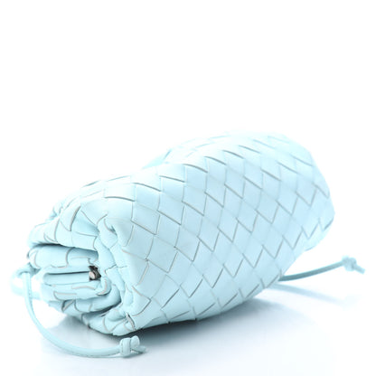 Bottega Veneta Nappa Intrecciato The Mini Pouch Topazio Silver 4 of 10