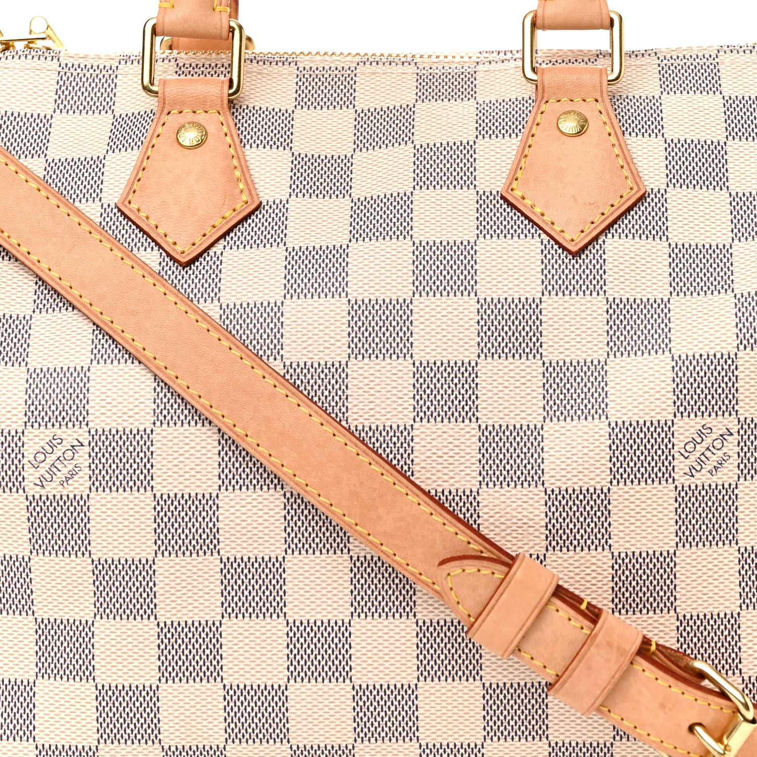 Louis Vuitton Damier Azur Speedy Bandouliere 25 7 of 9