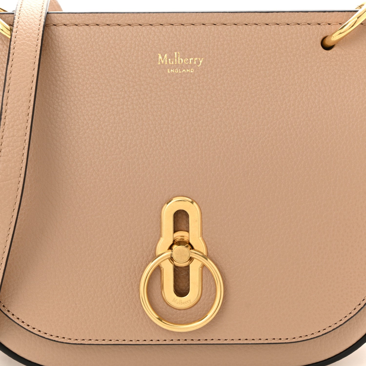 Mulberry Silky Calfskin Small Amberley Satchel Maple 7 of 9