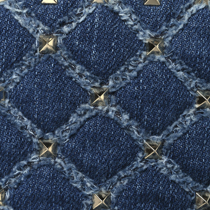 Valentino Garavani Denim Rockstud Spike Belt Bag 95 Denim 7 of 9