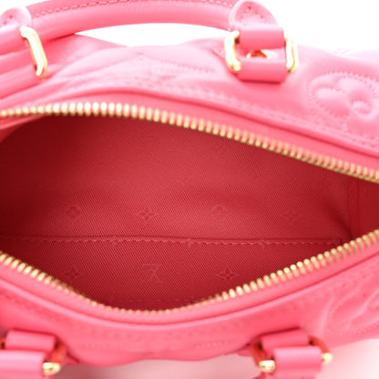 Louis Vuitton Calfskin Bubblegram Papillon BB Dragon Fruit 5 of 10