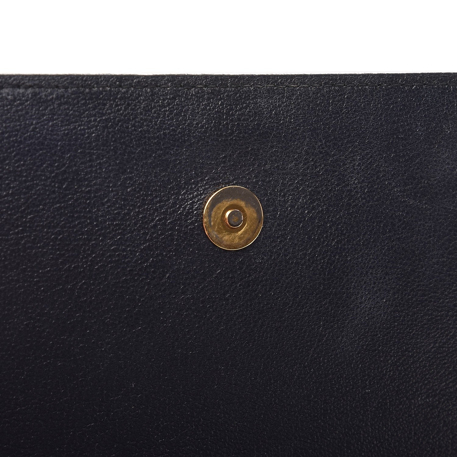 Saint Laurent Calfskin Monogram Large Belle De Jour Clutch Navy 7 of 11