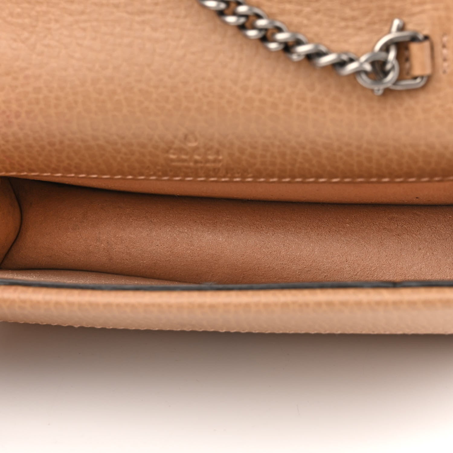 Gucci Dollar Calfskin Crystal Super Mini Dionysus Shoulder Bag Natural Tan Black Diamond 5 of 9