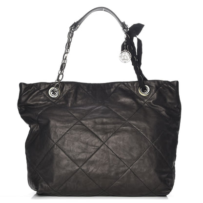 Lanvin Lambskin Quilted Large Amelia Tote Black 1 of 6