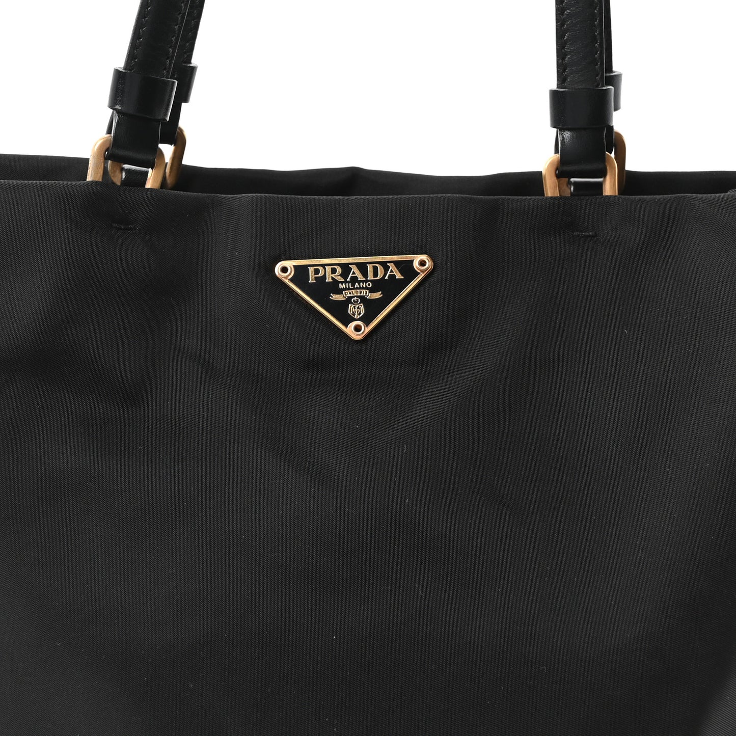 Tessuto Nylon Shopping Tote Black