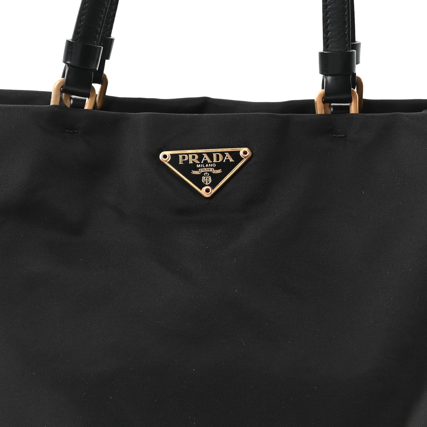 Prada Tessuto Nylon Shopping Tote Black 7 of 9