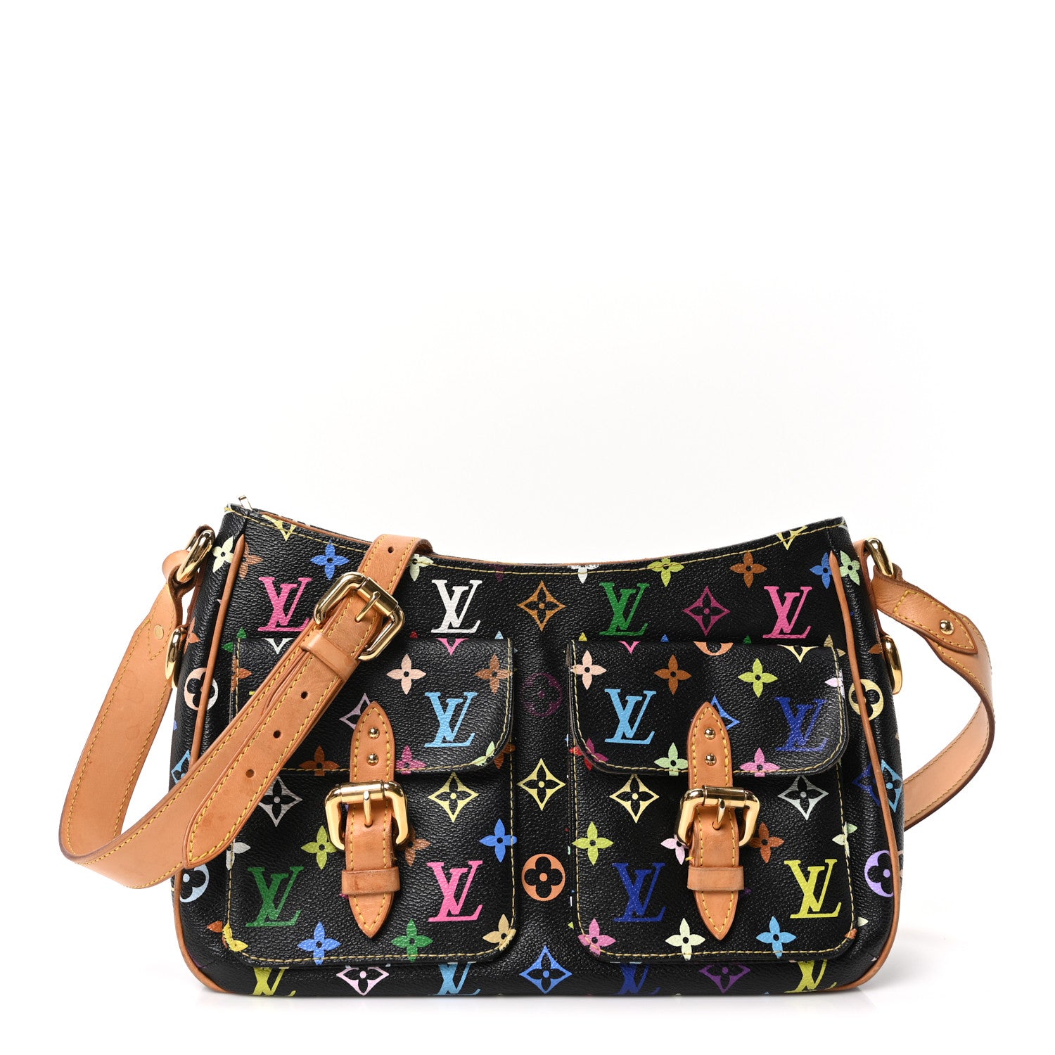 Louis Vuitton Monogram Multicolor Lodge GM Black 1 of 9