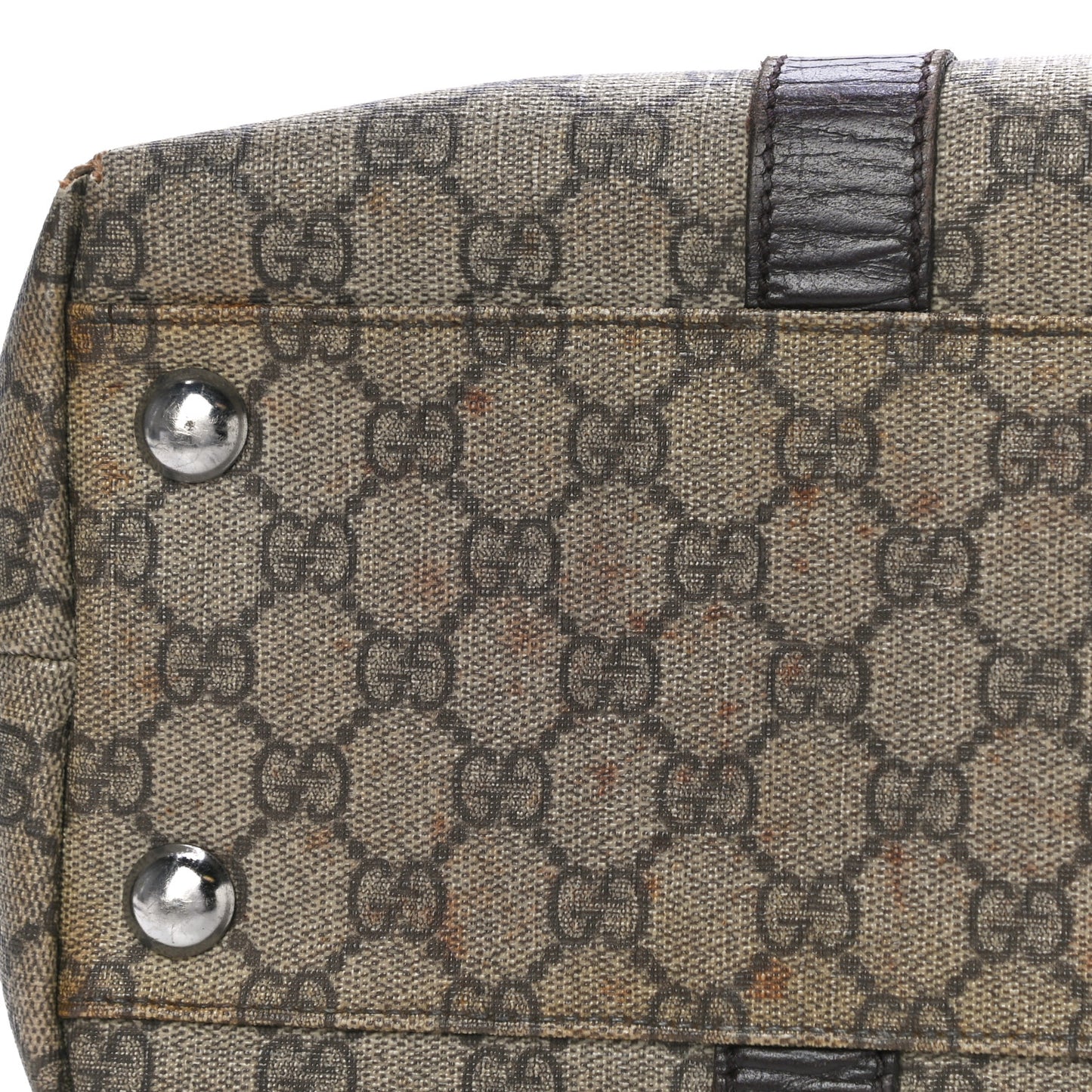 GG Plus Monogram Medium Joy Tote Dark Brown