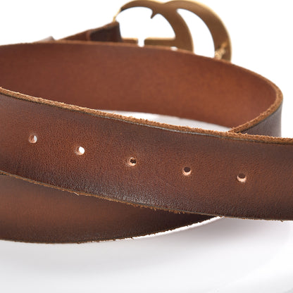 Gucci Faded Calfskin Double G 40mm Belt 85 34 Cuir 4 of 7