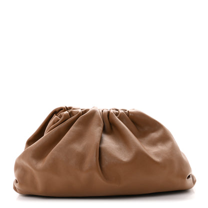 Bottega Veneta Smooth Butter Calf The Pouch Oversized Clutch Teak 1 of 10