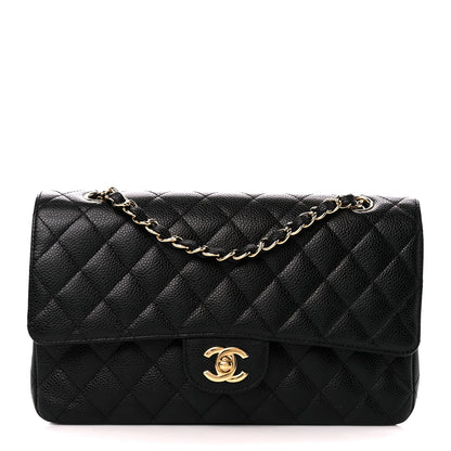 Chanel Caviar Quilted Medium Double Flap Black 1 of 11
