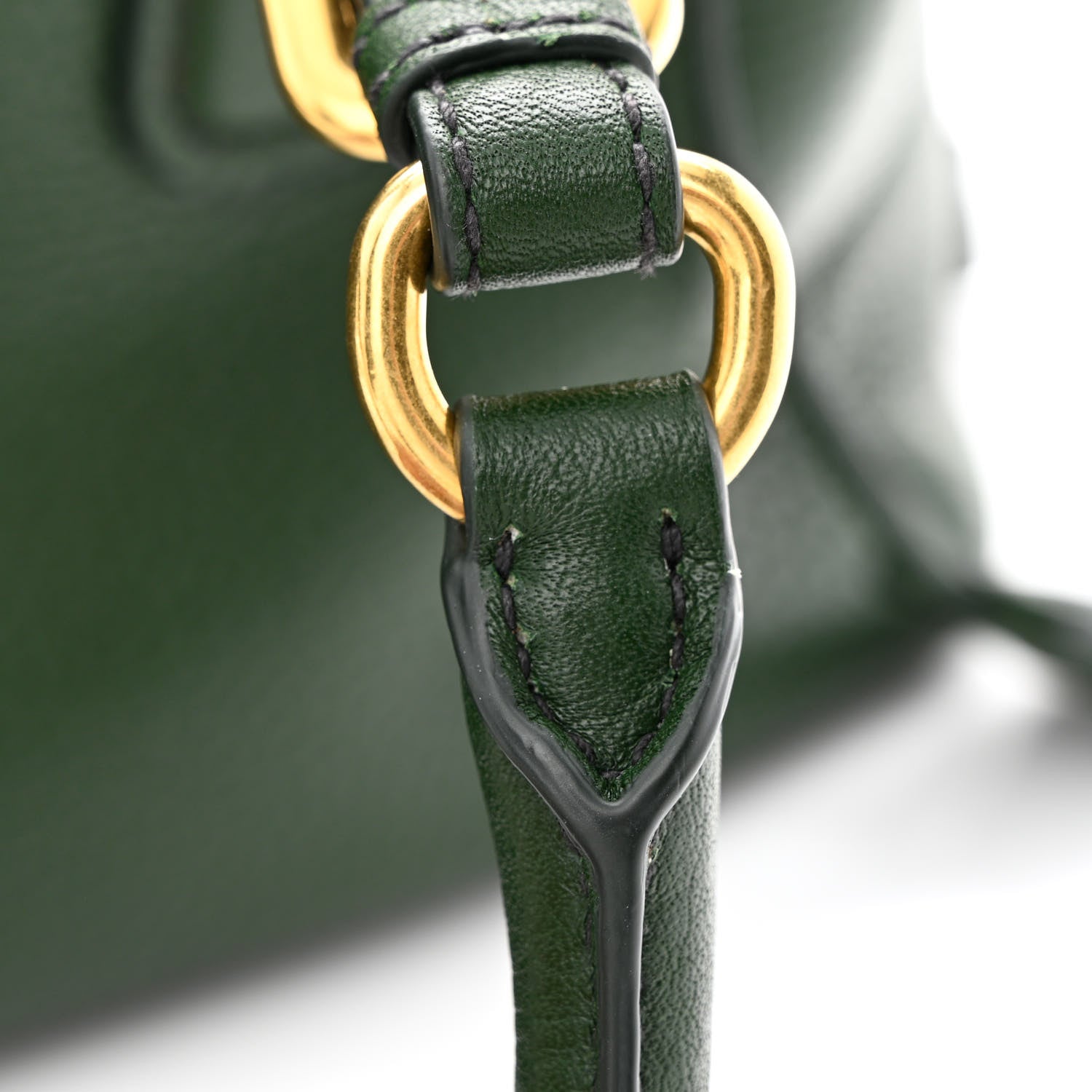 Prada Vitello Daino Top Handle Tote Foresta 15 of 19