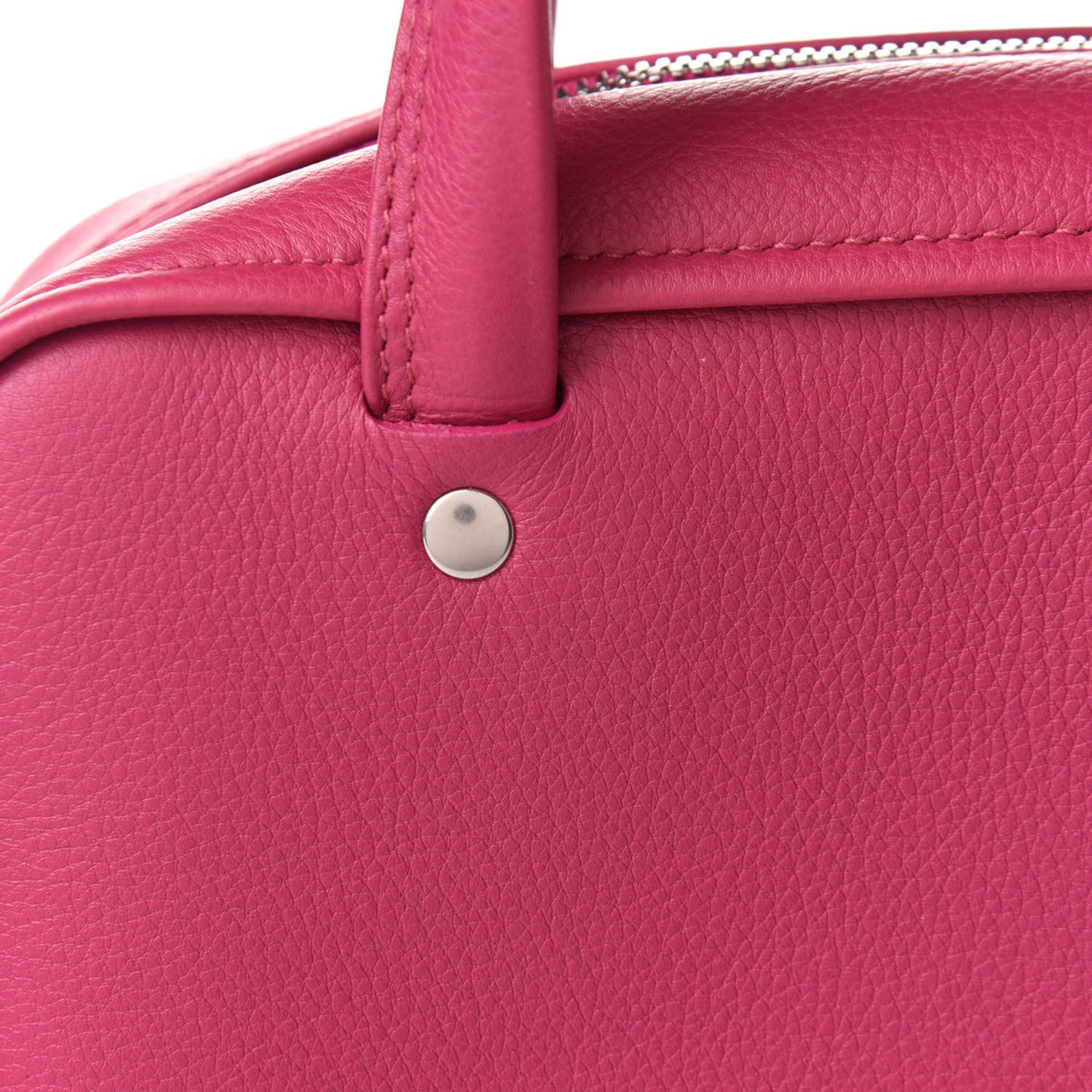 Shiny Day Calfskin XS Triangle Square Bag Pink