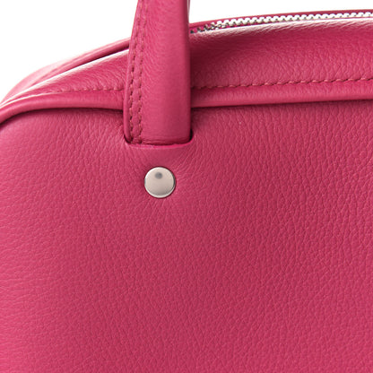 Balenciaga Shiny Day Calfskin XS Triangle Square Bag Pink 8 of 10