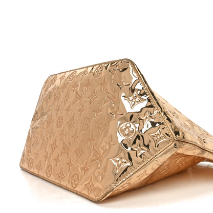 Louis Vuitton Monogram Miroir Bellevue PM Dore Gold 9 of 10