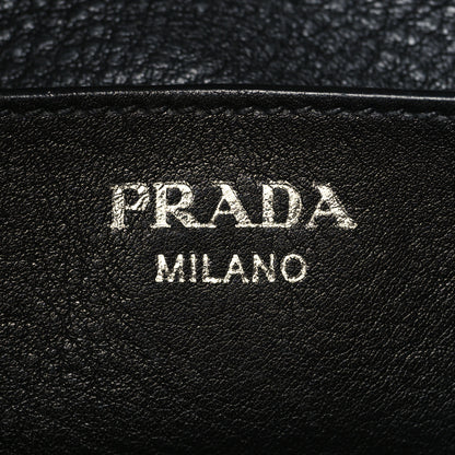 Prada Vitello Daino Medium Pocket Hobo Bag Black 10 of 21